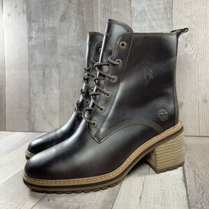 Timberland Women's Lace Up Boots - Dark Brown